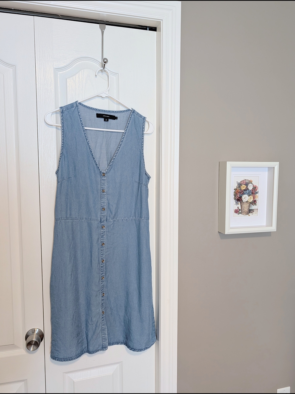 Vero Moda Light Blue 100% Lyocell Sleeveless Dress